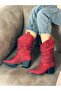 حذاء طوكيو قصير من الدالاس باللون الأحمر - 4