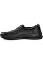 46510 Jons-G Genuine Leather Comfort Men's Shoes Black - 3