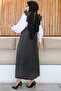 2090 Side Lace Gilet Dress Black - 5