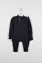 Girl's Sleeves Stone Detailed Tracksuit Set (2 Pieces)