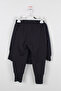 Girl's Sleeves Stone Detailed Tracksuit Set (2 Pieces) - 6