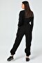 Women's Fleece Raised 3 Thread Sweatpants with Thick Fleece - 3
