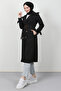 Handle Belted Trench Black - 2