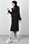 Handle Belted Trench Black - 4