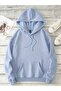 Unprinted Hooded Oversized Unisex Sweatshirt DAXİS Sportwear Company