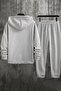 UNISEX PRINTED HOODED OVERSIZED TRACKSUIT - 2