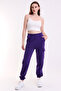 MODERN JOGGER WOMEN'S TRACKPANTS WITH CLOTH AND SIDE CARGO POCKET - 2