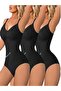 Women's Adjustable Thin Strap Slip Body Corset Set of 3
