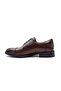 Genuine Leather Men's Lace-up Tan Classic Shoes - 2