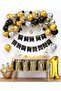 Gold 76 cm Age Luxury King Crowned Birthday Party Set Ornament - 2