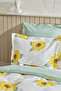 Conrad 100% Cotton Double Duvet Cover Set Green (pp) - 5