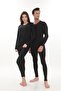 Women's Men's Unisex Winter Warm Ribbed Thermal Set, Thermal Undershirt and Thermal Leggings Underwear - 3