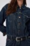 Sofia Damen-Jeansoverall Rastaban Blau - 4