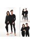 Women's Men's Unisex Winter Warm Ribbed Thermal Set, Thermal Undershirt and Thermal Leggings Underwear - 2