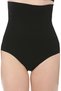 Women's Long Belly Gathering Panties Corset Black 2465