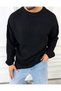 Oversize Double Layer Knitted Natural Cotton Loose Cut Non-Pilling Loose Knitwear Sweater - 7