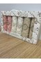 Luxury Bridal Set of 6 Hand and Face Towels, 50x90 cm, in a Box with French Guipure Embroidery. - 6