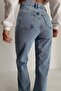 Extra High Waist Blue Jeans - 3