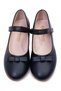 Girl's Laceless Casual Flats Daily Velcro Children's School Shoes Black 00123 - 4