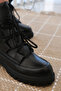 VENUS LEATHER BLACK BOOTS - 4