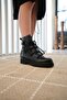 VENUS LEATHER BLACK BOOTS - 3