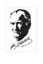 Mustafa Kemal Atatürk 5 Large Size A4 Sand Painting Card Set - Red Castle KB-RC-054 - 2
