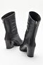 LAVAL Black Skin Women's Boots - 5