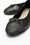 02 Black Black Glitter Women's Ballerinas - 5