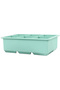 Silicone Large Size Xxl 6-Piece Cube Ice Mold with Lid, Green 2 Pieces - 2
