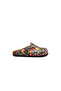 Black Floral Printed Slippers - 3