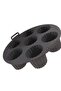 3 Pieces Practical Silicone Airfryer Baking Paper Toppers, Muffins, Two Compartment Oven Microwave Plate Hh - 5
