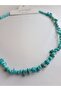 Misotrend Turquoise Turquoise Cracked Natural Stone Necklace - 2