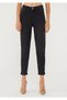 Monera Non-Fading Black Super High Waist Comfort Lycra Mom Jeans (Full Mold) - 4