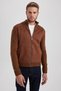 Stand Collar Pocket Zippered Slim Fit Knitwear Cardigan - X7441Az23Au