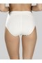 Women's White Seamless Flexible Slip Panties - 2