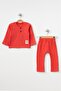 Monthly Children's Hundred Percent Cotton Long Sleeve Bottom Top Double Monthly Set