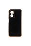 Xiaomi Redmi Note 11E Premium TPU Cover with Gold Color Luxury Coating on the edges. - 2