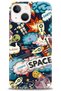 Case for iPhone 14 Plus Case Hd Printed Case - Space + Full Screen Protector