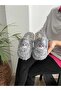 Silent Sole Plush Fluffy Daily Wearable House Slippers Bohça Çeyiz - 4