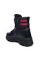 ®| İngo Women's Black-Red Fur Inside Non-Slip Thermal Sole Boots Daily Rain & Snow Boots - 3