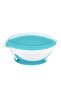 Vacuum Food Plate + Food Spoon and Fork Set Blue + Silicone Tip Fruit and Vegetable Pacifier + Glass Grater - 2
