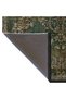 Mira Dark Green Themed Traditional Motif Ethnic Patterned Vintage Decorative Carpet Mira 1593 - 3
