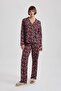 Fall in Love Regular Fit Patterned Pajama Bottoms