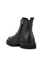 - Navy Blue Leather Zippered Men's Boots 102-205-10052 - 4
