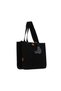 Large Size Shoulder Bag - Special Design Felt Bag - Basic - Black - 40 X 33 X 10cm - 4