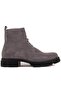 - Gray Suede Zippered Men's Boots 102-205-10052