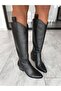 Lopez Women's Boots and Boots with Snap-on Detail - BLACK - 3