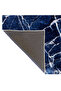 Mira Blue Themed Marble Patterned Modern Decorative Carpet Mira 1623 - 3
