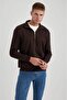 X7405Az/Bn192 Defacto Men's Sweat Brown - 3