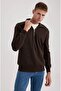 X7405Az/Bn192 Defacto Men's Sweat Brown